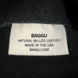 BAGGU Bags - Baggu Simple Black Leather Tote Bag NWOT BAGGU Bags - Baggu Simple Black Leather Tote Bag NWOT